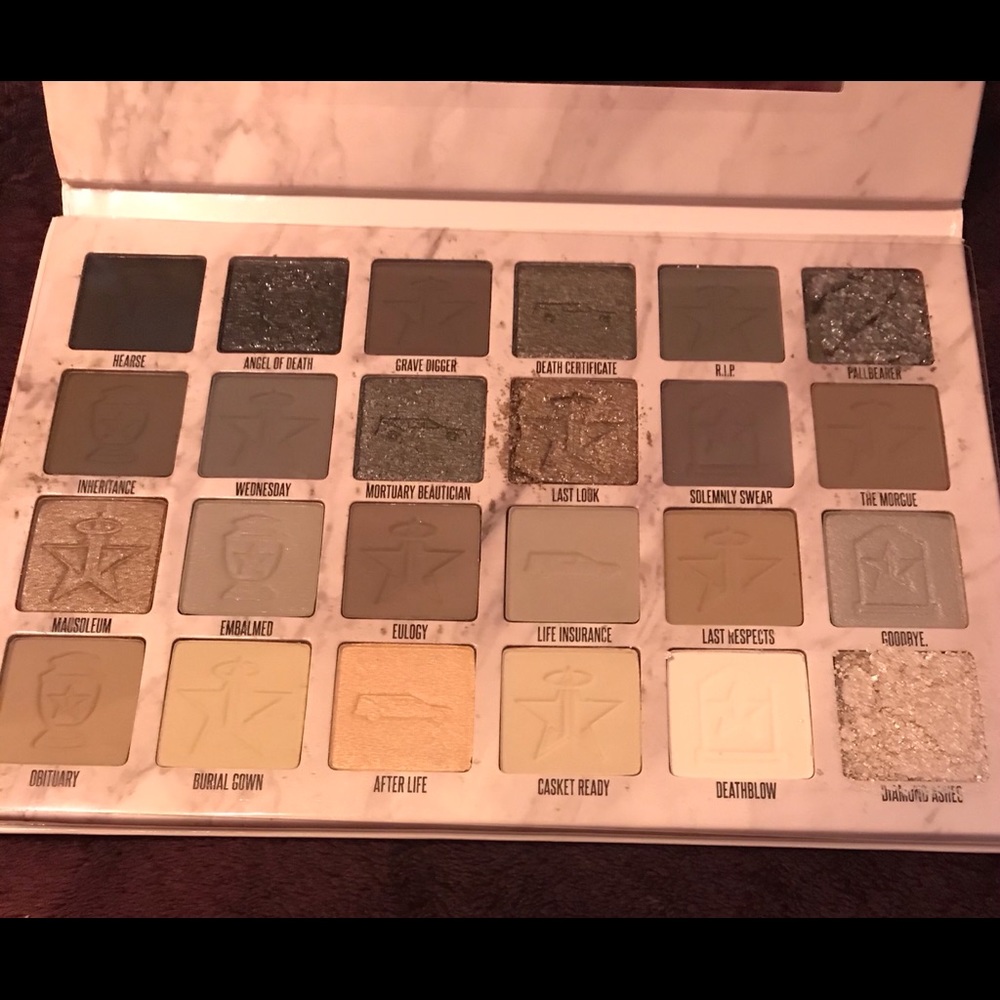 Cremated Palette by Jeffree Star Never Used